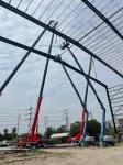 Long Lasting Metal Warehouse Construction , Sandwich Panel Prefab Self Storage