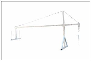 Quality Aluminium 2 meters temporary gondola in Indonesia for building maintenance wholesale