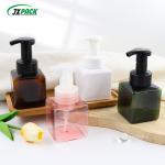 15oz Square Foam Pump Bottle Eco Friendly Facial Foam Cleanser Bottle For