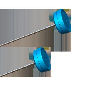 Quality 1.8m Water Pipeline Leak Detector Stick Aluminum Alloy Probe wholesale