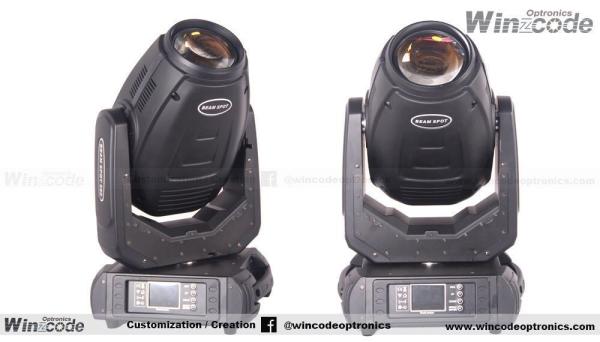 3 Phase Motor Disco DJ Beam Moving Head Light With Flight Case Brackets Safety
