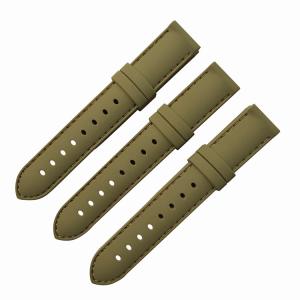 Quality Pantone Mens Watch Rubber Band , 20mm Thread Through Watch Straps wholesale
