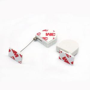 Quality D-shaped Mini Anti Theft Retractable Pull Box with Gummy Metal Plate End wholesale