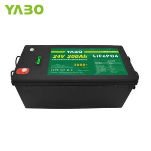 Quality 6V 12V 48V Lithium 24v 200ah Lifepo4 Battery For Solar Energy Storage YB LF8010 wholesale