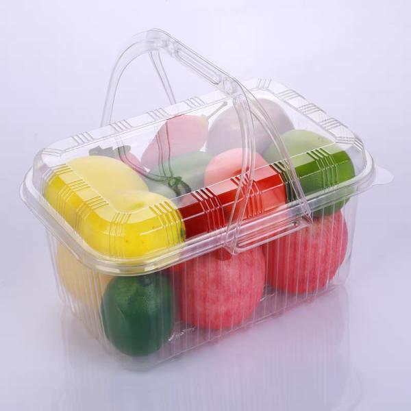 Strawberries Picking Basket Disposable Plastic Blister Transparent Fruit