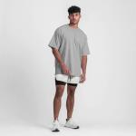 Loose Sports Casual Oversized T Shirt S Solid Color Cotton Large Size
