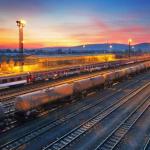 Cargo Door To Door International Container Shipping Service Railway From China
