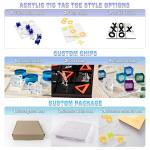 Custom 3d Orange Tic Tac Toe Toys Board Game