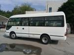 Pneumatic Folding Door Coaster Bus Motorhome Transport 19 Seats New Color Design