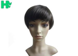 Quality Ladies Natural Looking Human Hair Wigs Loose Wave Natural Hairline wholesale