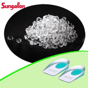Quality OEM Clear TPR Plastic Material Waterproof Soft Insoles TPR TPE Material wholesale