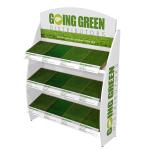 POS Wooden Display Stand Suncare Products Freestanding Retail Display For