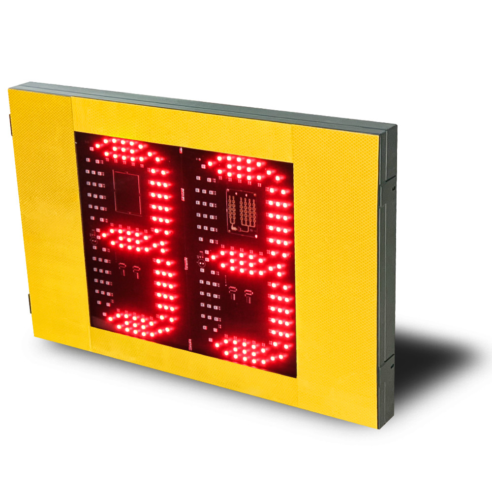200 Meters Detection Distance Solar Powered Radar Speed Display Sign With Lithium Battery