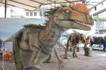 Long 4m Handmade Electric Realistic Dinosaur Costume Display Commercial Square