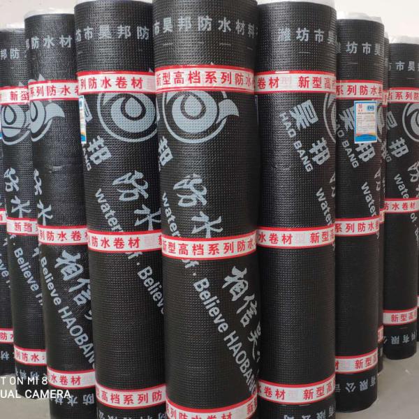 Low Temp Flexibility At - 18°C Modified Bituminous Membrane Roofing Glass Fiber