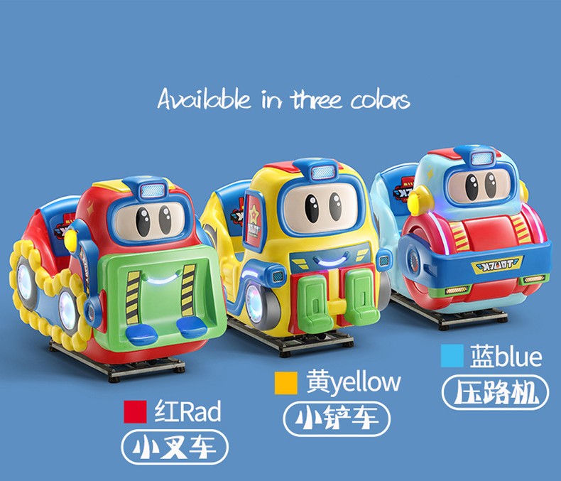 Plastic Kiddie Ride Machine for Amusement Game Center Coin Operated Entertainment