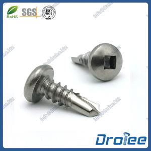 Quality 304 / 18-8 Stainless Steel Square Pan Head Self Drilling Tek Screw wholesale