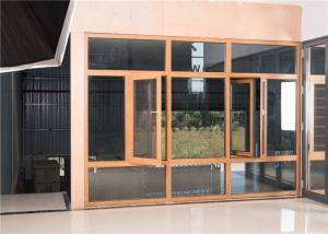 China Customized Aluminium Glass Window Powder Coated For Residential / Office on sale