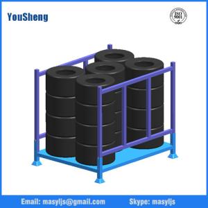 Quality Warehouse storage stacking folding rack commercial tire rack wholesale