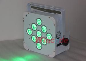 Quality Portable Spotlight For Stage 9×15W 5 / 9 Channels , Battery Powered Led Par Cans RGBWA wholesale