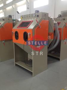 Quality Suction Sand Blast Cabinet Rust / Industrial Sandblaster Cabinet Paint Removal wholesale
