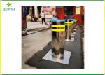 Stainless Steel Automatic Rising Bollards 219mm Diameter For Vehicle Blocking