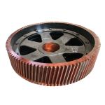Manufacture forge Metal Big ZG35CrMo2000- 8000mm Steel Large Helical Gear