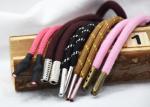 Custom Drawstring Cord 5mm Polyester For Swimwear , Underwear