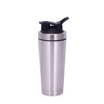Stainless Steel Ice Protein Powder Bottle Insulated Gym Water Bottle Shaker