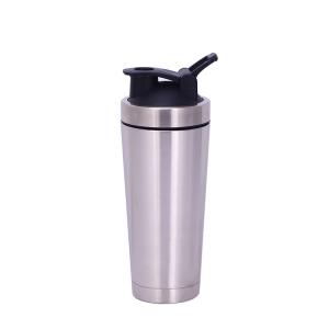 Quality Stainless Steel Ice Protein Powder Bottle Insulated Gym Water Bottle Shaker 750ml wholesale