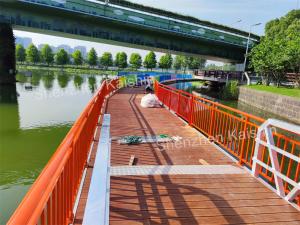 China Floating Jetty Aluminum Dock/ Marine Floating Pontoon Bridge Aluminium Dock on sale