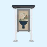 OEM/ODM55 "LCD digital display kiosk advertising equipment waterproof advertisin