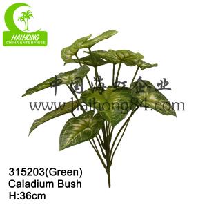 Quality High Simulation Luxury 13pcs Plastic Palm Tree Leaves 36cm Height wholesale