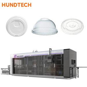 Quality High Efficiency Plastic Thermoforming Machine Disposable Cup Lid wholesale