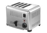 Commercial 6 / 4 Slice Electric Toaster Snack Bar Equipment / Toast Bread