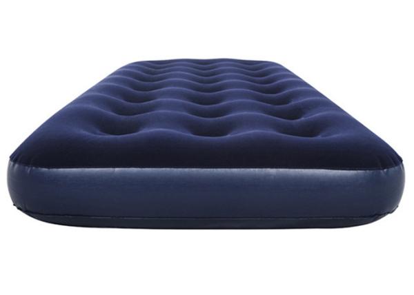 Cheap Flocking PVC King Size Inflatable Mattress High Speed Inflation / Deflation for sale
