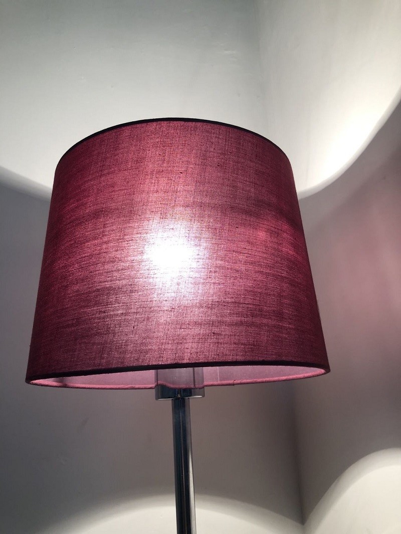E14 E27 PVC Natural Linen Lampshade For Table Lamps OEM