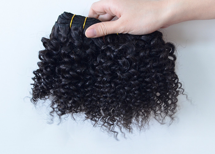 Grade 6A Kinky Curly Unprocessed Virgin Human Hair Extensions 100G Per Bundle