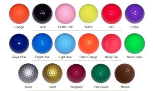 Quality color golf balls wholesale