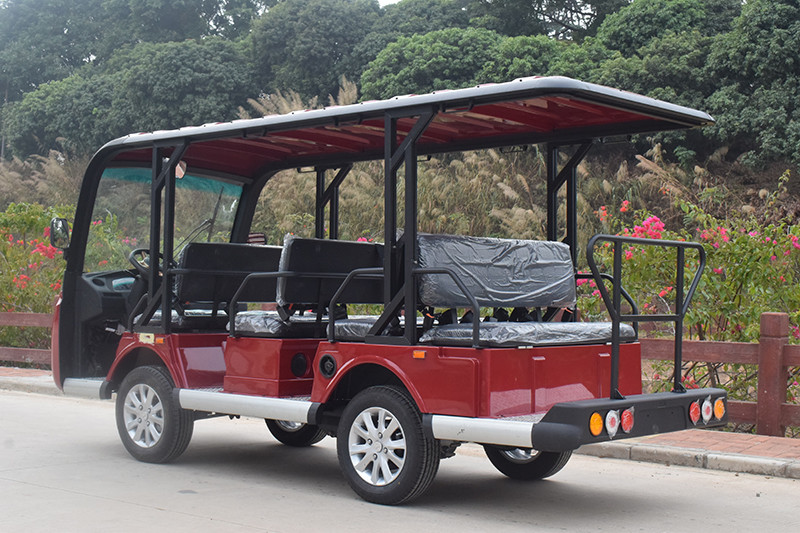 Excar Electric Golf Shuttle Bus For Sightseeing Journeys With 72V Trojan Battery
