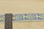 Clothing Decorative Woven Tapes Jacquard Webbing 40mm Width Polyester Material