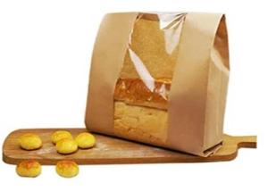 Quality Kraft Paper Bags With Clear Window wholesale