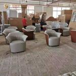 Unique Design, Modern Leisure Chair, Leather Relaxing Chair, Couch Armchairs,