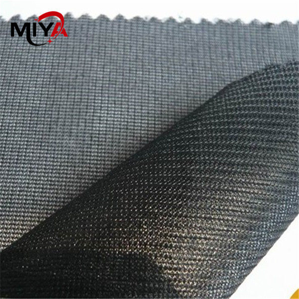Adhesive 45gsm Suit Knitted Fusible Interlining