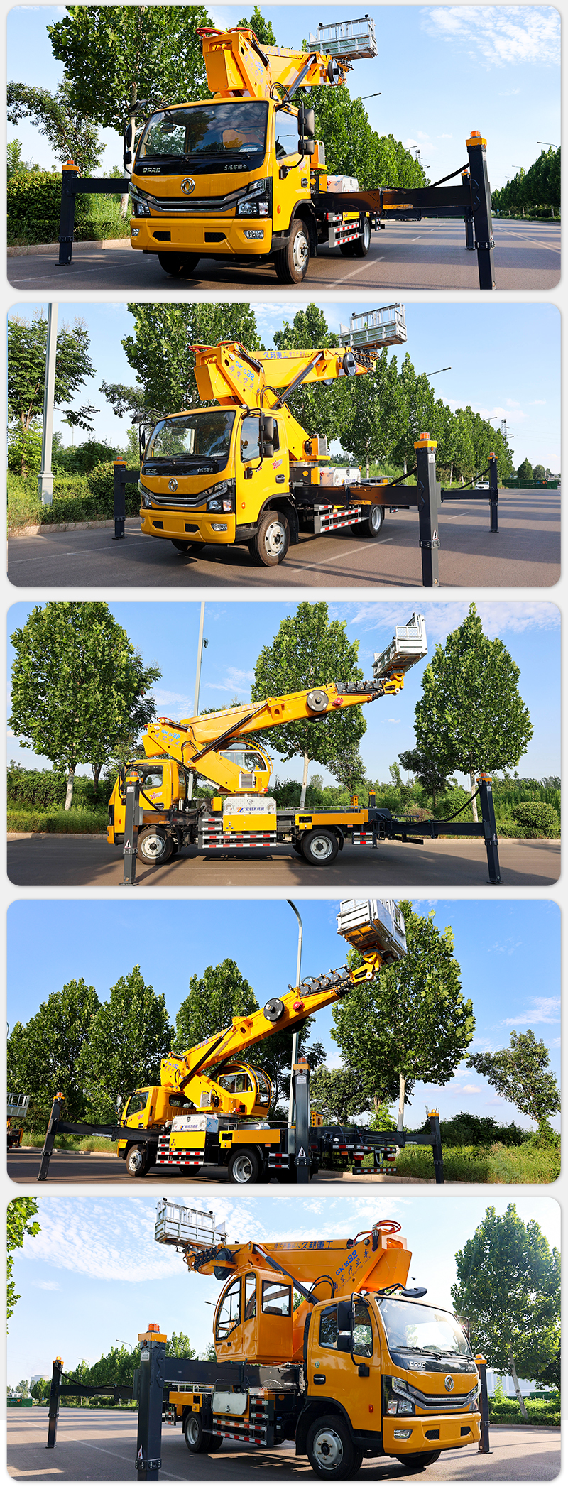 DONGFENG 153HP Telescopic Boom Lift Truck 32m Hydraulic Man Lift Truck in Stock