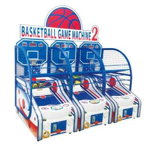 Quality Crazy Hoop Basketball Shooting Game Machine For Kids Coin Operated 120W Power wholesale
