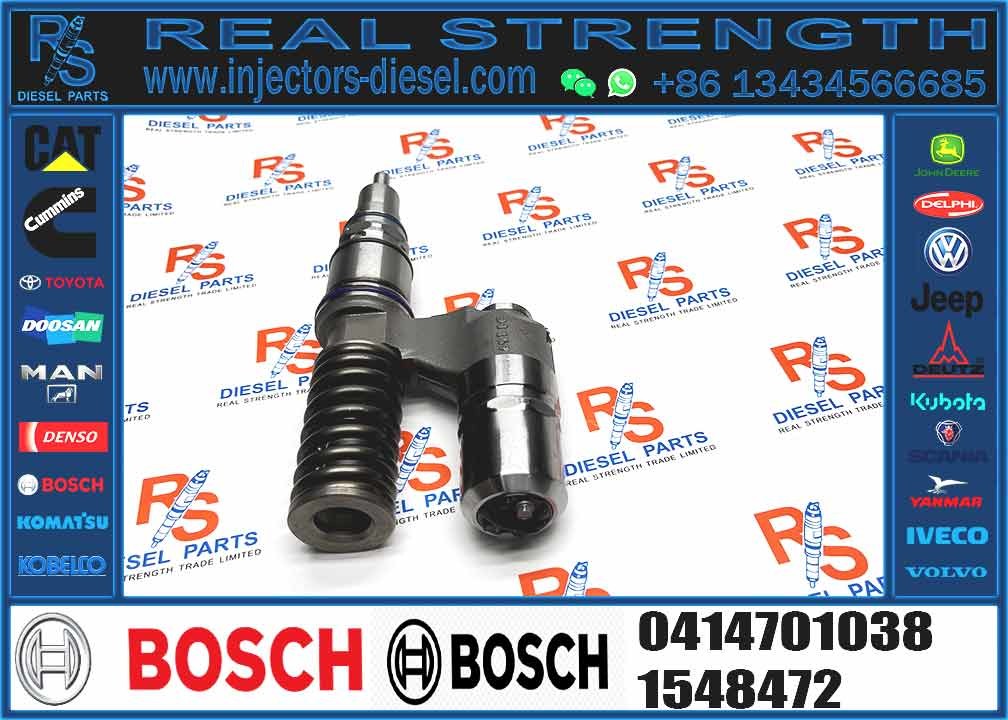 Genuine unit diesel fuel injector 0414701038, 0414701039, 0414701063 for SCANIA R500 1548472, 1766553, 1539350