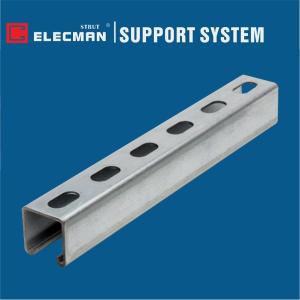 Quality Hot Dipped Galvanized Strut C Channels 41 X 41 Slotted Channel wholesale
