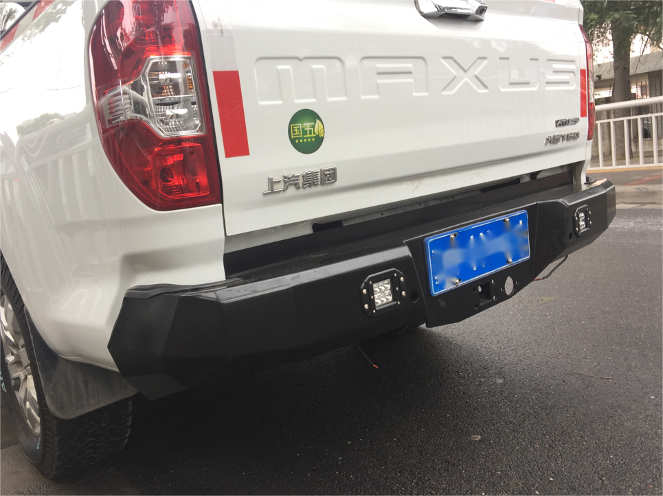 Maxus T60 Pickup Rear Bumper with Tire Carrier and Jerry Can Holder Powder Coating