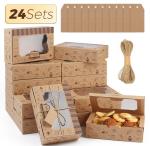 Acrylic Cake Dessert Box For Gift Custom Logo Square Clear Plastic Containers